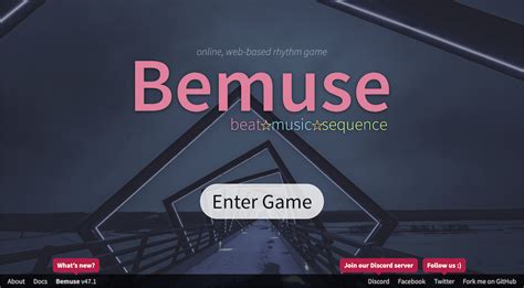 bemuse rhythm game|Tips from Bemuse's creator .